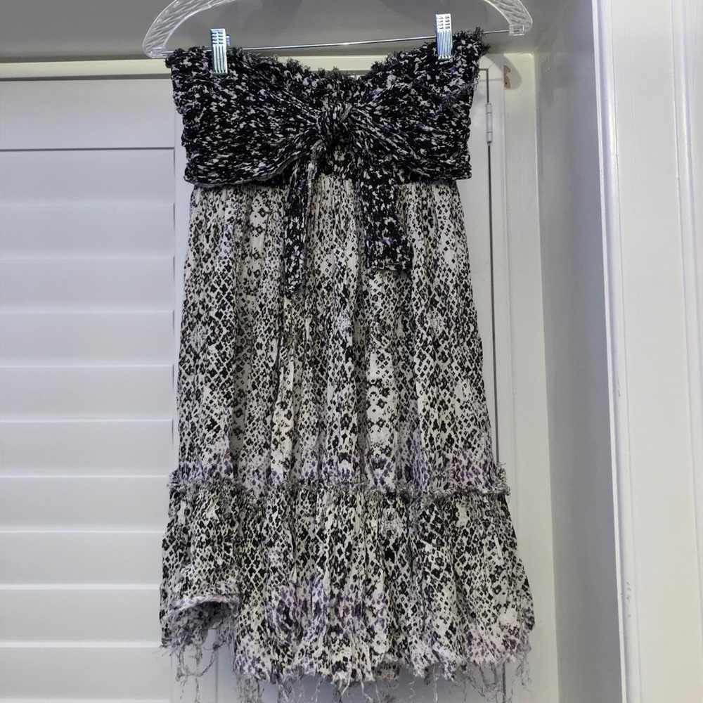 Free People bandeau flowy dress worn once